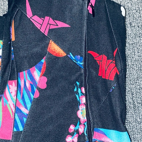 Iconic Versace for H&M Womens US 2 Floral Silk Corset Top Cut Out Back Rare NEW - Picture 15 of 15